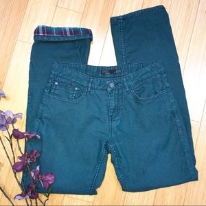 Prana flannel lined jeans, size 4